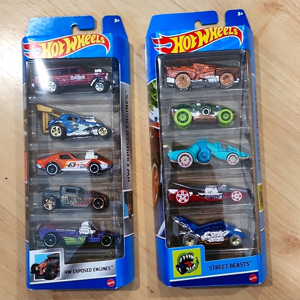 10 Fast Hot Wheels 2 5packs!